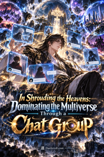 Cover of In Shrouding the Heavens: Dominating the Multiverse Through a Chat Group